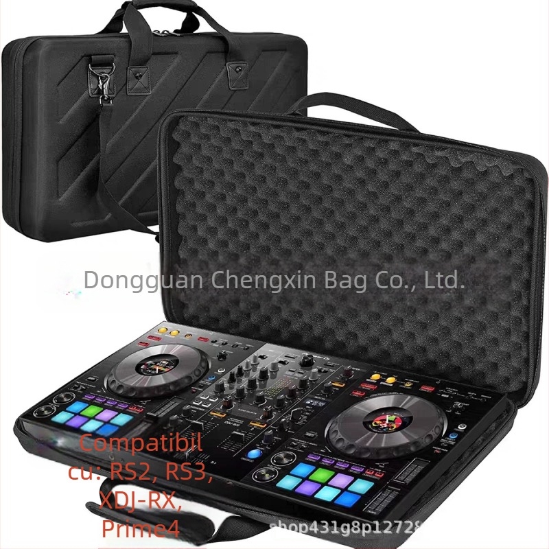 Geantă de depozitare pentru echipament DJ, material EVA, construcție cusută, compatibil cu echipamentul DJ, greutate 0,98 kg