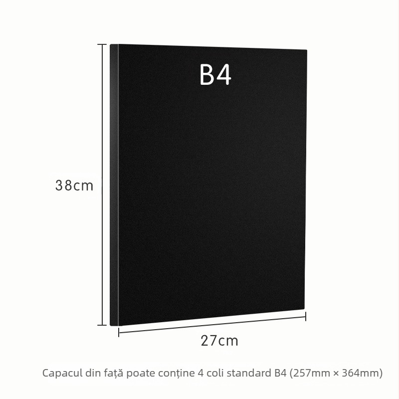 MX-108 folder partituri, plastic, cu șase pagini, compatibil cu A4, grosime placă 0,55 mm