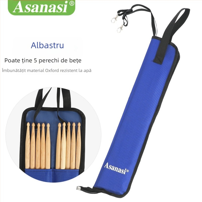 Geantă pentru bețe de tobe Asanasi, Oxford impermeabil, model mare, portabilă