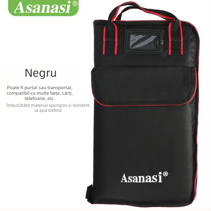Geantă pentru bețe de tobe Asanasi, Oxford impermeabil, model mare, portabilă
