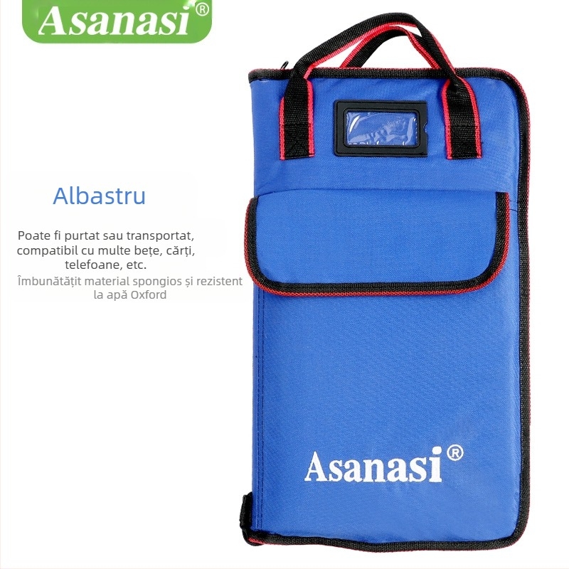 Geantă pentru bețe de tobe Asanasi, Oxford impermeabil, model mare, portabilă