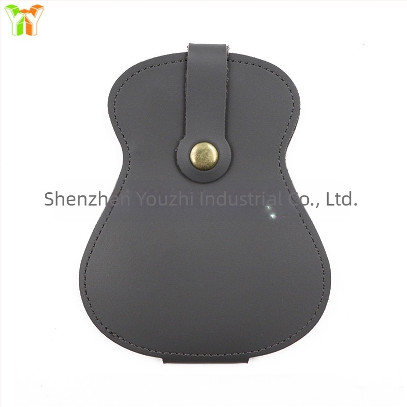 Geantă de depozitare pentru plectre de chitară, capacitate mare, PU material, model 1349, ambalare individuală, pentru instrumente muzicale