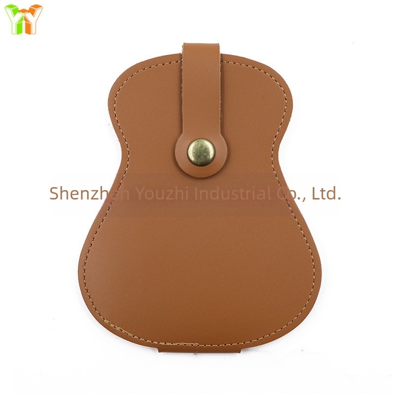 Geantă de depozitare pentru plectre de chitară, capacitate mare, PU material, model 1349, ambalare individuală, pentru instrumente muzicale