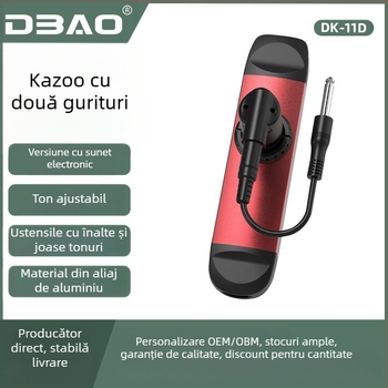 DBAO kazoo DK-11/DK-12/DK-83, corp ABS (DK-12), corp metalic (DK-11/83), muștiuc din rășină alimentară