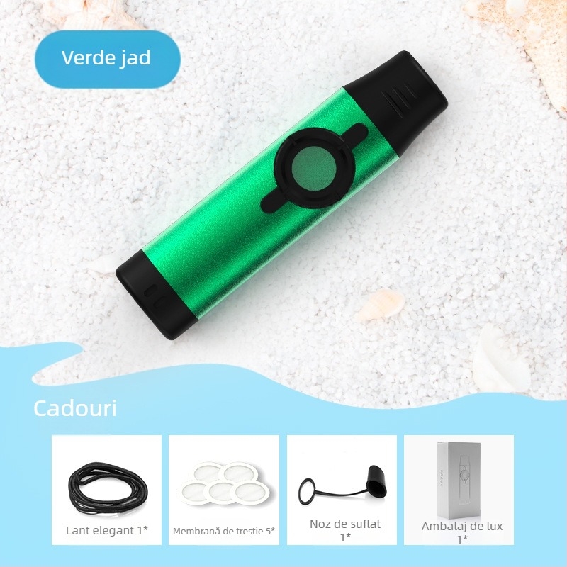 DBAO kazoo DK-11/DK-12/DK-83, corp ABS (DK-12), corp metalic (DK-11/83), muștiuc din rășină alimentară