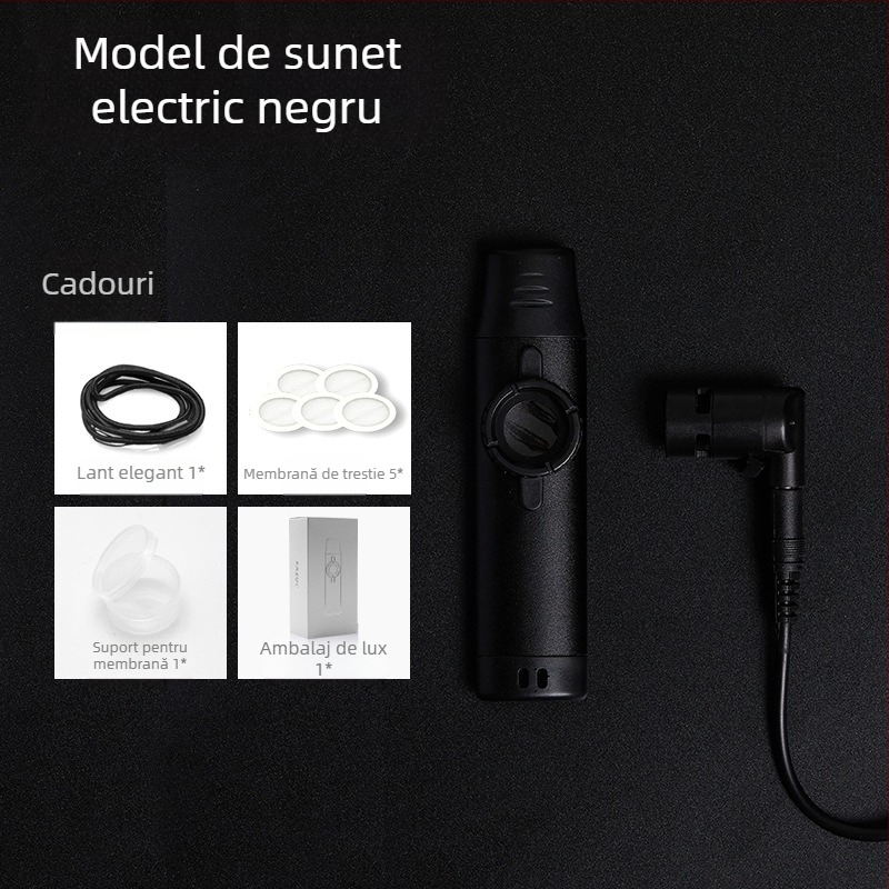 DBAO kazoo DK-11/DK-12/DK-83, corp ABS (DK-12), corp metalic (DK-11/83), muștiuc din rășină alimentară