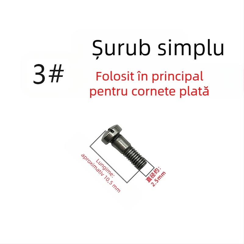 Accesoriu pentru instrument muzical cu șuruburi fixate, articulație universală și articulație cu bilă
