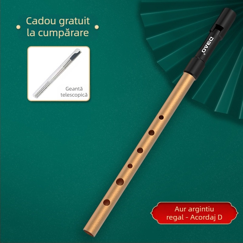 Fluier irlandez DBAO, ton C/D, șase găuri, pentru elevi