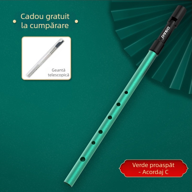 Fluier irlandez DBAO, ton C/D, șase găuri, pentru elevi