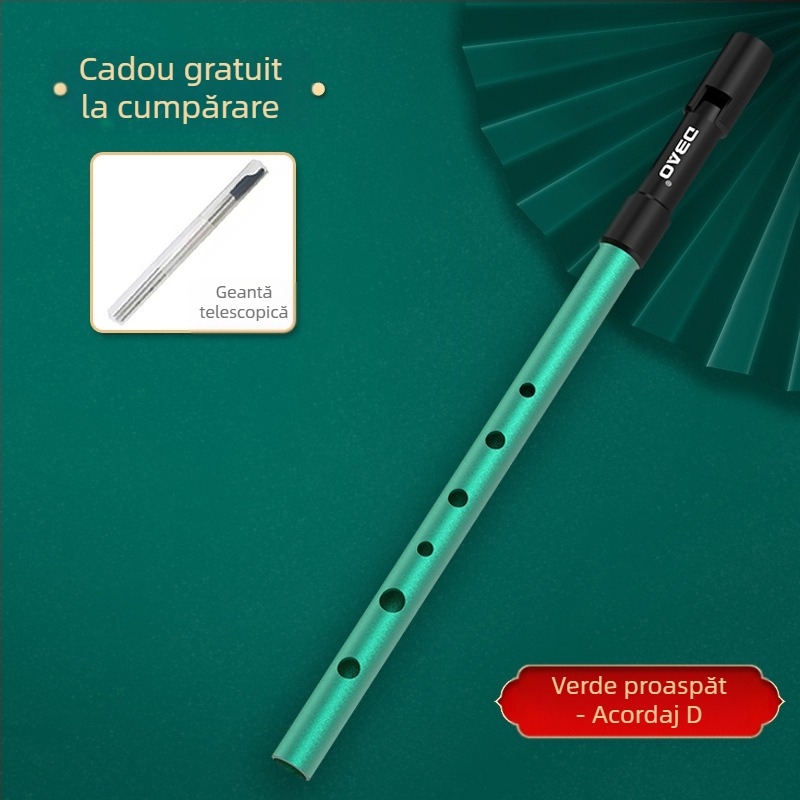 Fluier irlandez DBAO, ton C/D, șase găuri, pentru elevi