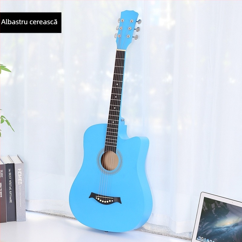 Chitară acustică, model 38C, 38 inch, corp și spate din Basswood