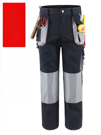 Pantaloni de lucru din pânză cu buzunare multiple, amestec de bumbac, rezistenți la uzură, anti-pliuri, absorbția umezelii