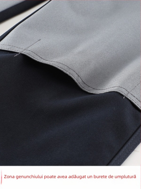 Pantaloni de lucru din pânză cu buzunare multiple, amestec de bumbac, rezistenți la uzură, anti-pliuri, absorbția umezelii