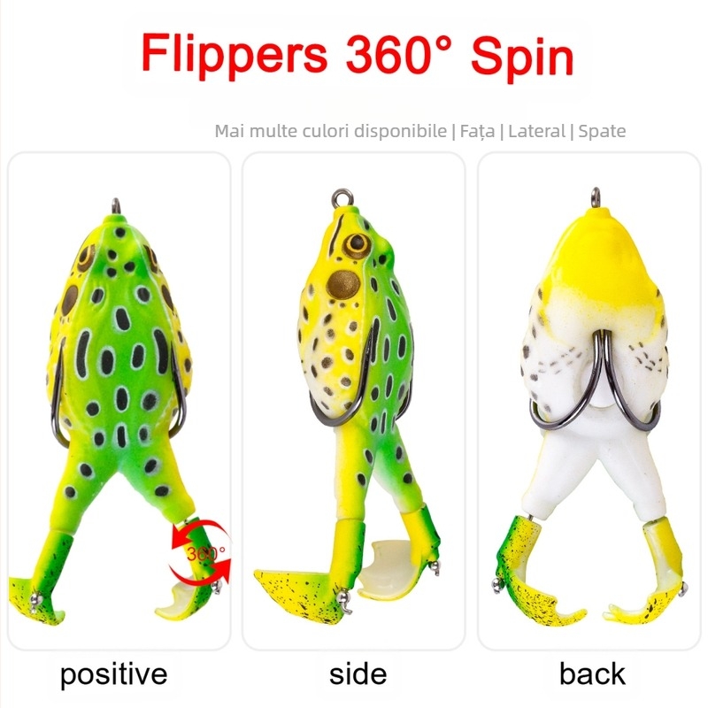 PRAINBASS Luya Momeală cu Broscă de Apă — imitativă, Tip: Water Frog, Greutate 13.5 g