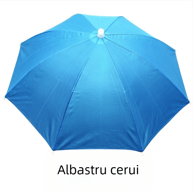 Pălărie umbrelă din poliester 170T, 8 arce din fier, deschidere manuală, imprimare logo, personalizare disponibilă