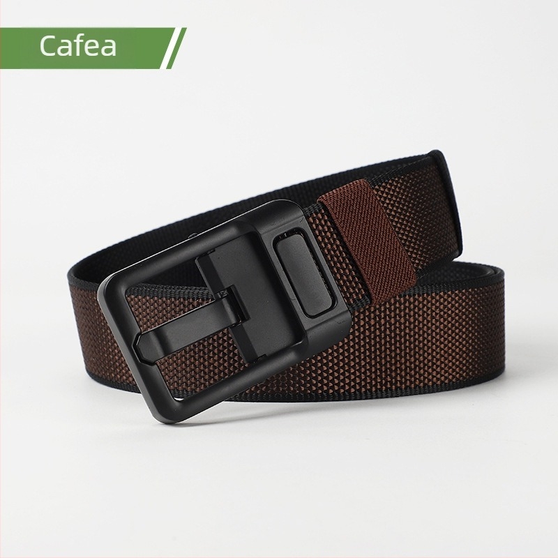 Curea bărbați tactică dublă cu cataramă cu pin, curea din nylon, cataramă din aliaj, Vara 2024