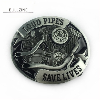 BULLZINE cataramă de curea din aliaj de zinc – stil vestern cowboy, cataramă netedă – vara 2020, placare cu tin antic