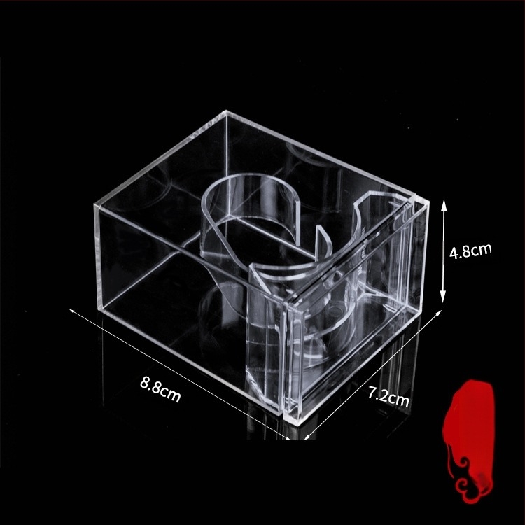 Cutie de afișare pentru ceasuri din plastic PS transparent cu capac, model J-37, marcă Youchuang Yipin; Material: PS; Tip ambalare: Packing Box; Tip furnizare: Customizable