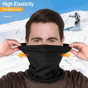 Balaclava de iarnă pentru motociclism/ciclist – unisex, material poliester, căptușeală pufoasă, protecție împotriva vântului