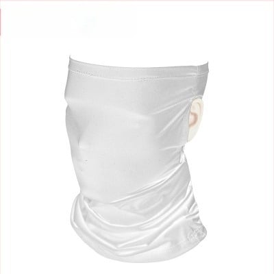 Șal de cap din mătase de gheață cu protecție solară, glugă cu urechi și mască pentru ciclism – Unisex, WOTI
