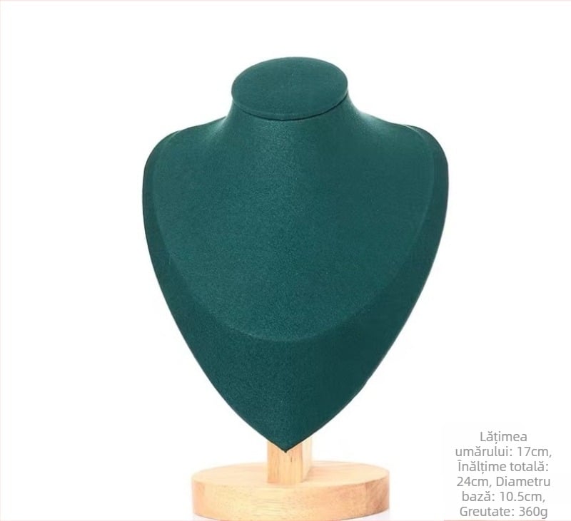 Suport pentru coliere - model monobloc, lemn masiv, afișaj vertical, brand Year of Prayer