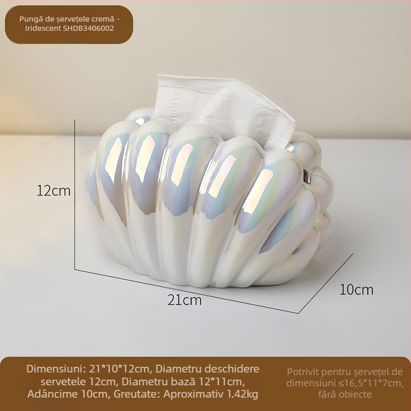 Tavă ceramică de intrare în stil nordic, cu suport pentru chei și cutie pentru bijuterii