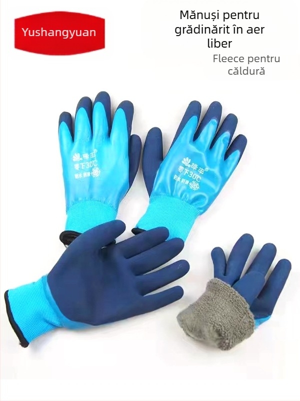 Mănuși de iarnă, cu căptușeală din bumbac, pentru ciclism și pescuit (Brand: Other; Material: căptușeală din bumbac; Utilizare: ciclism, pescuit)