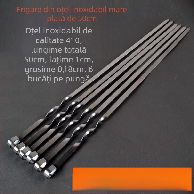 Beetle frigărui din oțel inoxidabil, formă neregulată, set de 50