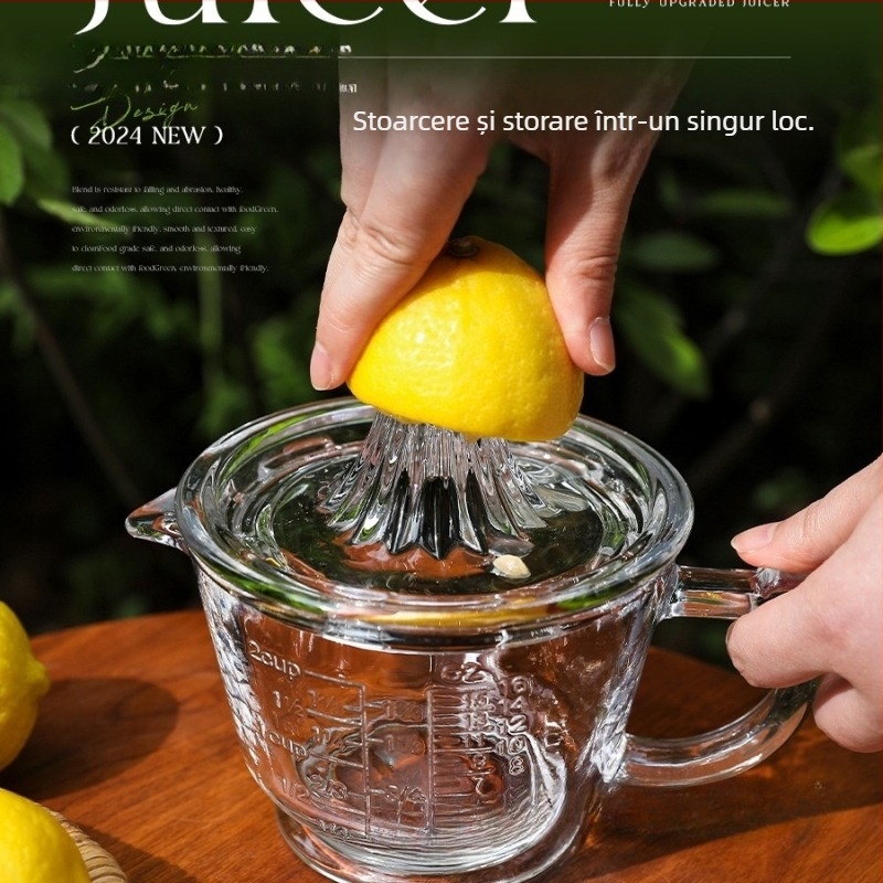 Storcător manual pentru fructe și citrice – fără curent electric, scop general, material: floare de mătase