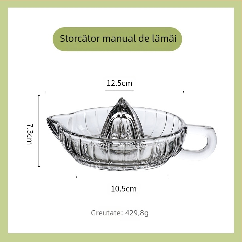 Storcător manual pentru fructe și citrice – fără curent electric, scop general, material: floare de mătase