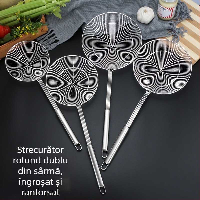 Sita de scurgere pentru bucătărie, oțel inoxidabil, anti-arsură, design modern minimalist, personalizare disponibilă, brand So tidy