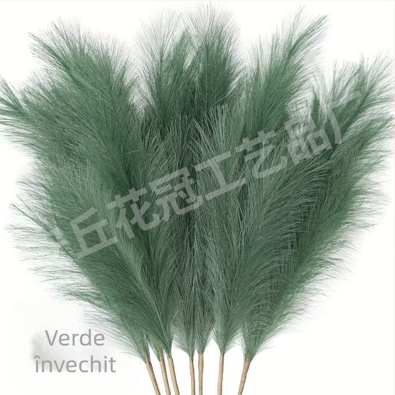 Corolla floare din satin, trestie – plantă artificială, Cod 22293522741