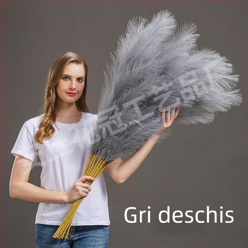 Corolla floare din satin, trestie – plantă artificială, Cod 22293522741