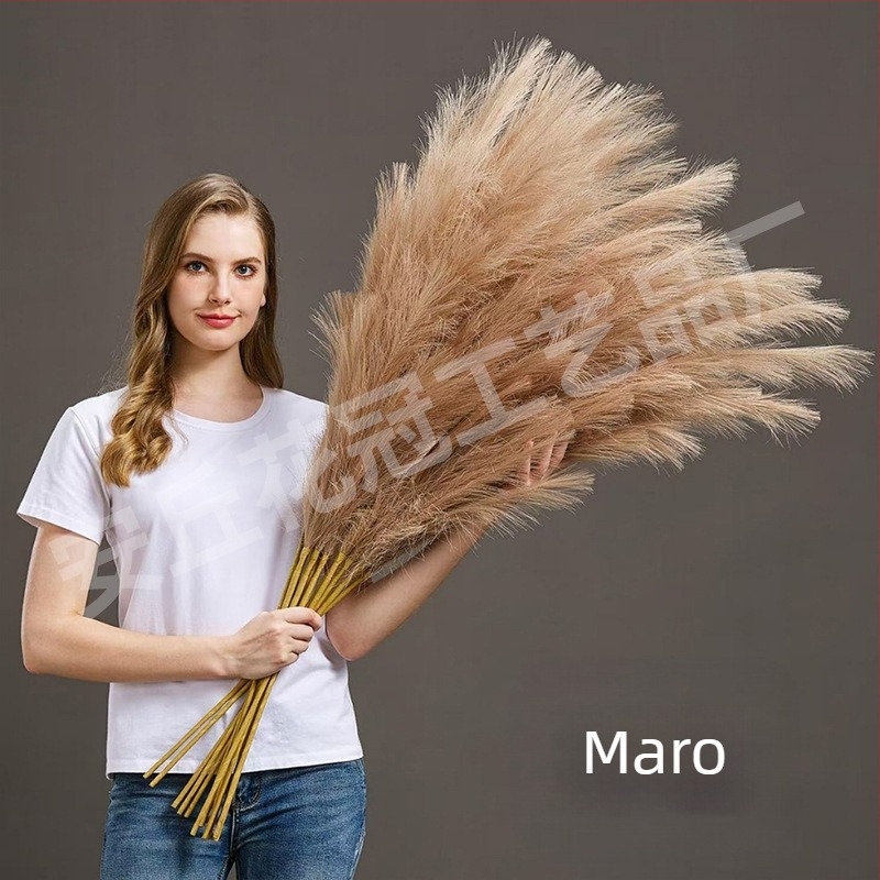 Corolla floare din satin, trestie – plantă artificială, Cod 22293522741