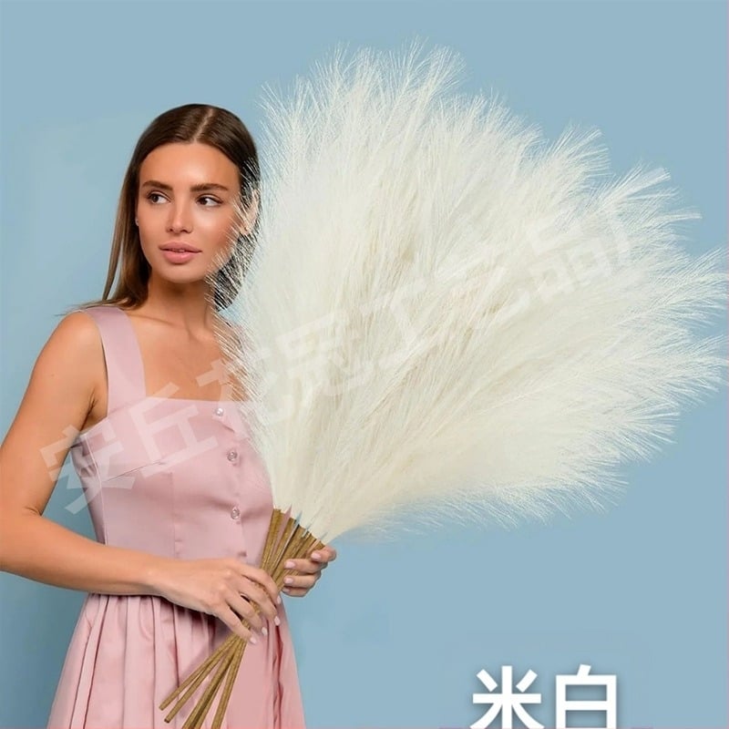 Corolla floare din satin, trestie – plantă artificială, Cod 22293522741