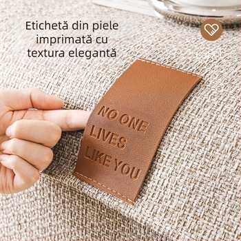 Husă pentru pernă de canapea - fibră poliesterică, compatibilă cu canapele secționale, stil simplu