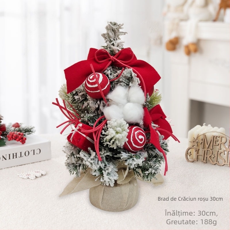 Ornament pentru brad de birou — PVC material, marca Chinese Gift, IP neautorizat, decor pentru birou