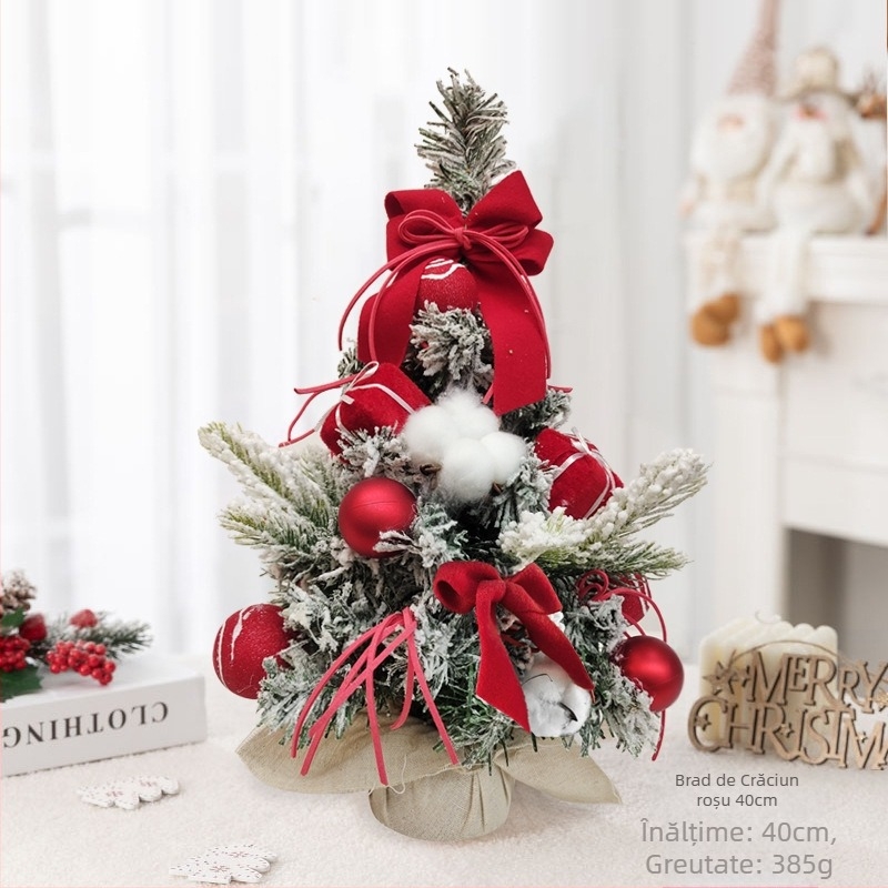 Ornament pentru brad de birou — PVC material, marca Chinese Gift, IP neautorizat, decor pentru birou