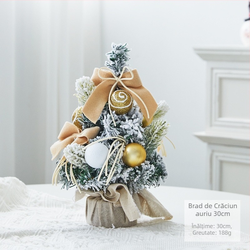 Ornament pentru brad de birou — PVC material, marca Chinese Gift, IP neautorizat, decor pentru birou