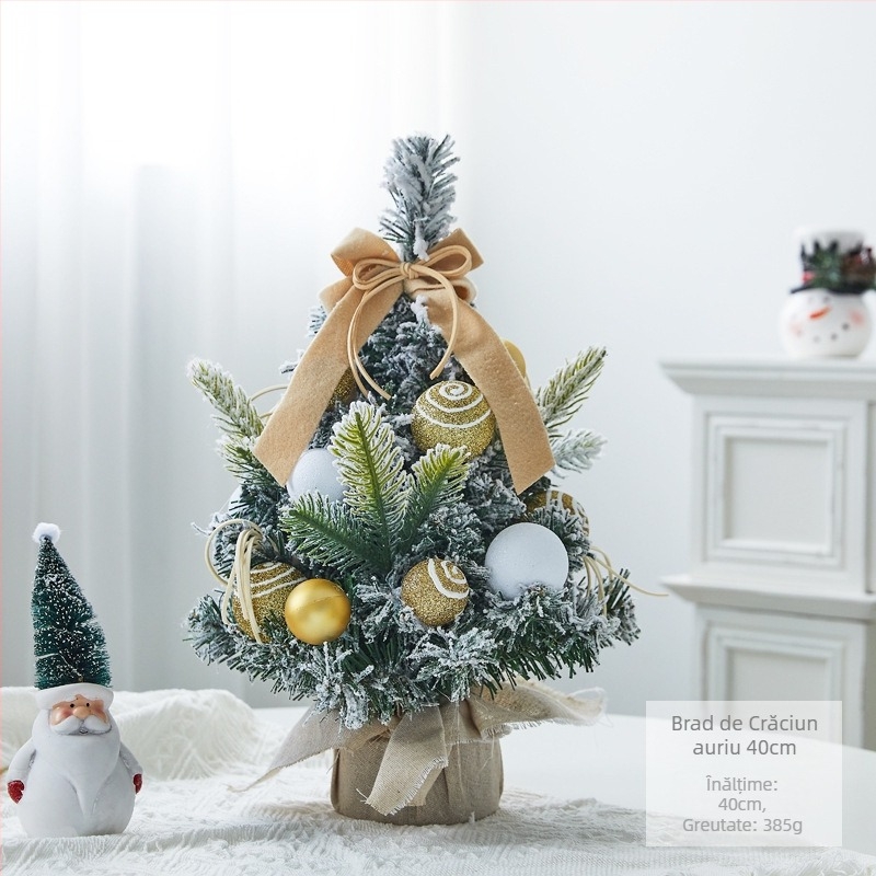 Ornament pentru brad de birou — PVC material, marca Chinese Gift, IP neautorizat, decor pentru birou