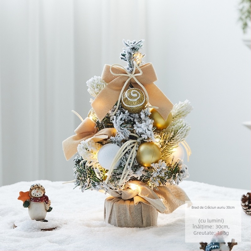 Ornament pentru brad de birou — PVC material, marca Chinese Gift, IP neautorizat, decor pentru birou