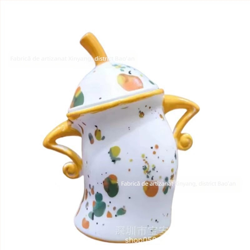 Borcan plastic PS, stil desenat, marcă Other