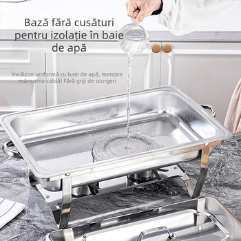 Aragaz bufet pliabil din oțel inoxidabil pentru hoteluri (Material: oțel inoxidabil; Destinații: hoteluri/restaurante/cantine; Stil: modern simplu; Personalizare: disponibilă; Lucrat manual: Nu)