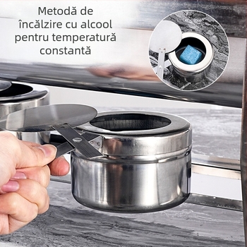 Aragaz bufet pliabil din oțel inoxidabil pentru hoteluri (Material: oțel inoxidabil; Destinații: hoteluri/restaurante/cantine; Stil: modern simplu; Personalizare: disponibilă; Lucrat manual: Nu)