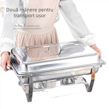Aragaz bufet pliabil din oțel inoxidabil pentru hoteluri (Material: oțel inoxidabil; Destinații: hoteluri/restaurante/cantine; Stil: modern simplu; Personalizare: disponibilă; Lucrat manual: Nu)