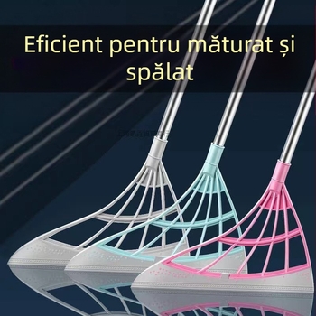 Mătură din plastic și oțel inoxidabil, origine Zhejiang; greutate 129; lansare 2022.