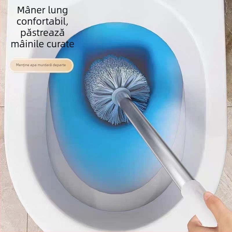 Perie de toaletă, montaj pe perete, fără găuri, cu bază de scurgere, pentru uz casnic