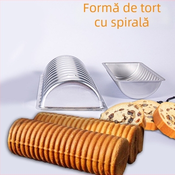 Formă de copt pentru pâine și prăjituri – anodizată, rezistentă la temperaturi înalte – pentru rulouri hot dog, carne de porc și cârnați
