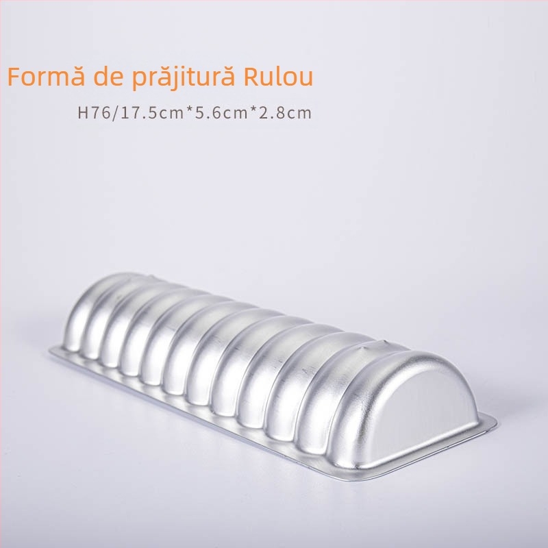 Formă de copt pentru pâine și prăjituri – anodizată, rezistentă la temperaturi înalte – pentru rulouri hot dog, carne de porc și cârnați
