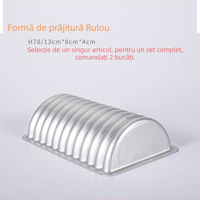 Formă de copt pentru pâine și prăjituri – anodizată, rezistentă la temperaturi înalte – pentru rulouri hot dog, carne de porc și cârnați